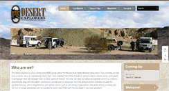 Desktop Screenshot of desertexplorers.org